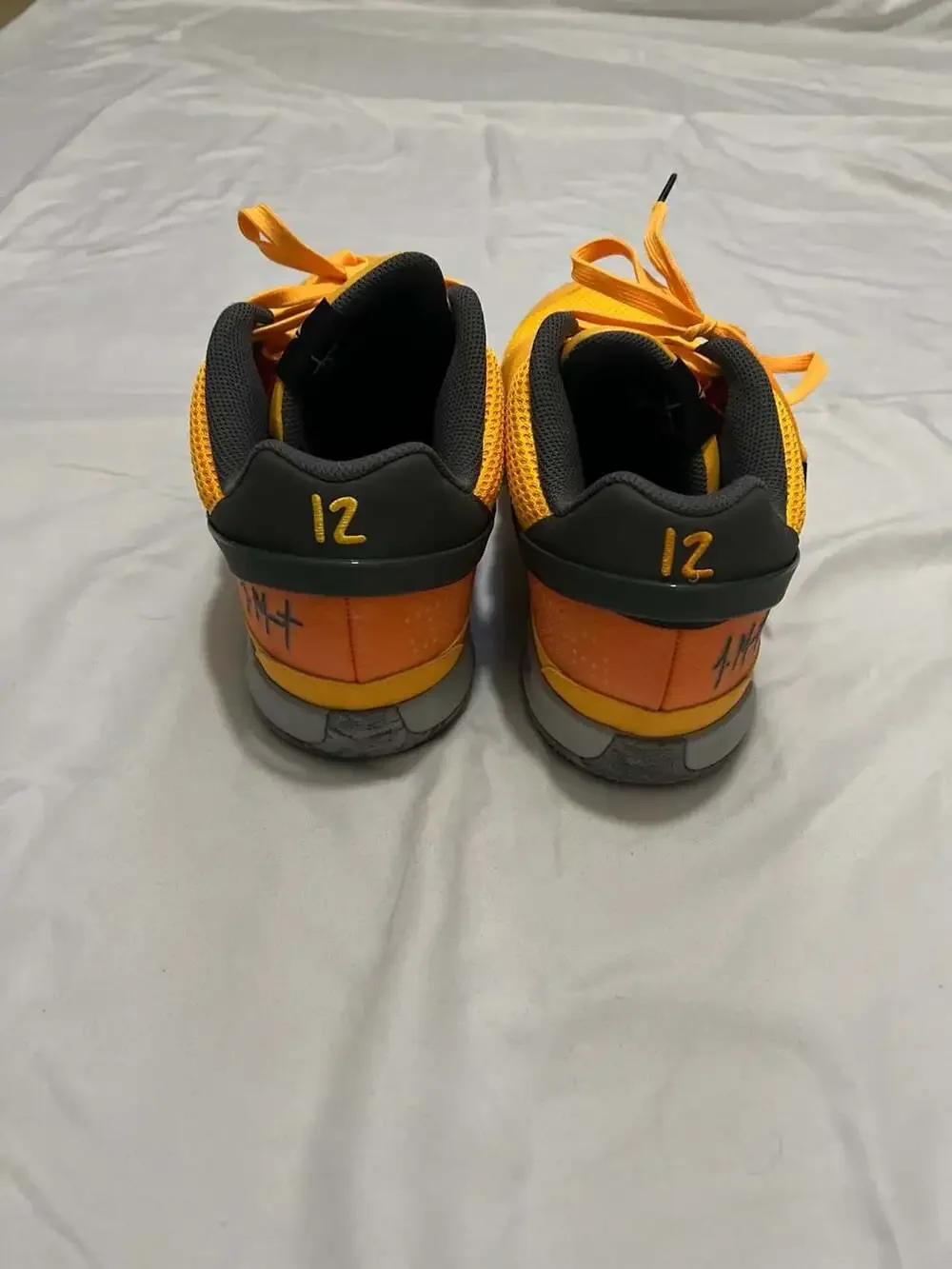 Like New 13.5 Nike Ja 1 Bright Mandarin Basketball Shoes - Picture 4 of 5